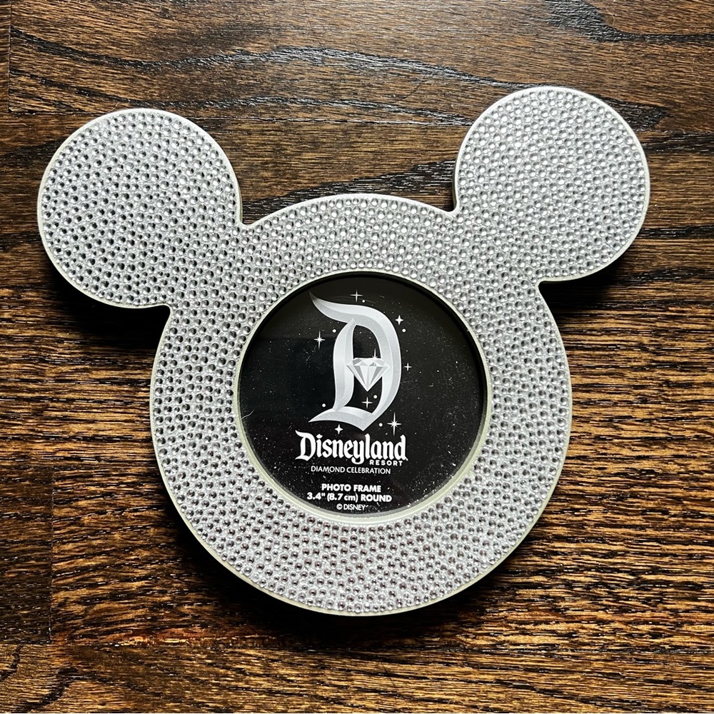 Disneyland Diamond Celebration Mickey Mouse Picture Frame